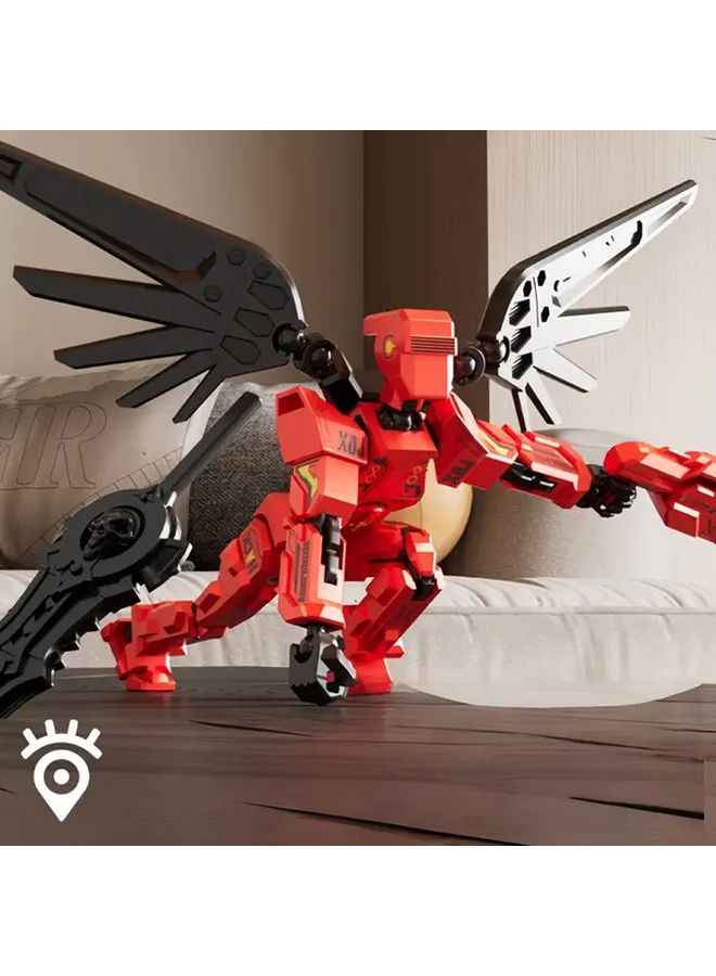 Ordinary Style White DIY Assembleable Mecha Model Kit For Men Halloween Christmas Ornaments - Image 1
